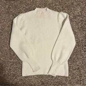 Line + Dot white sweater
